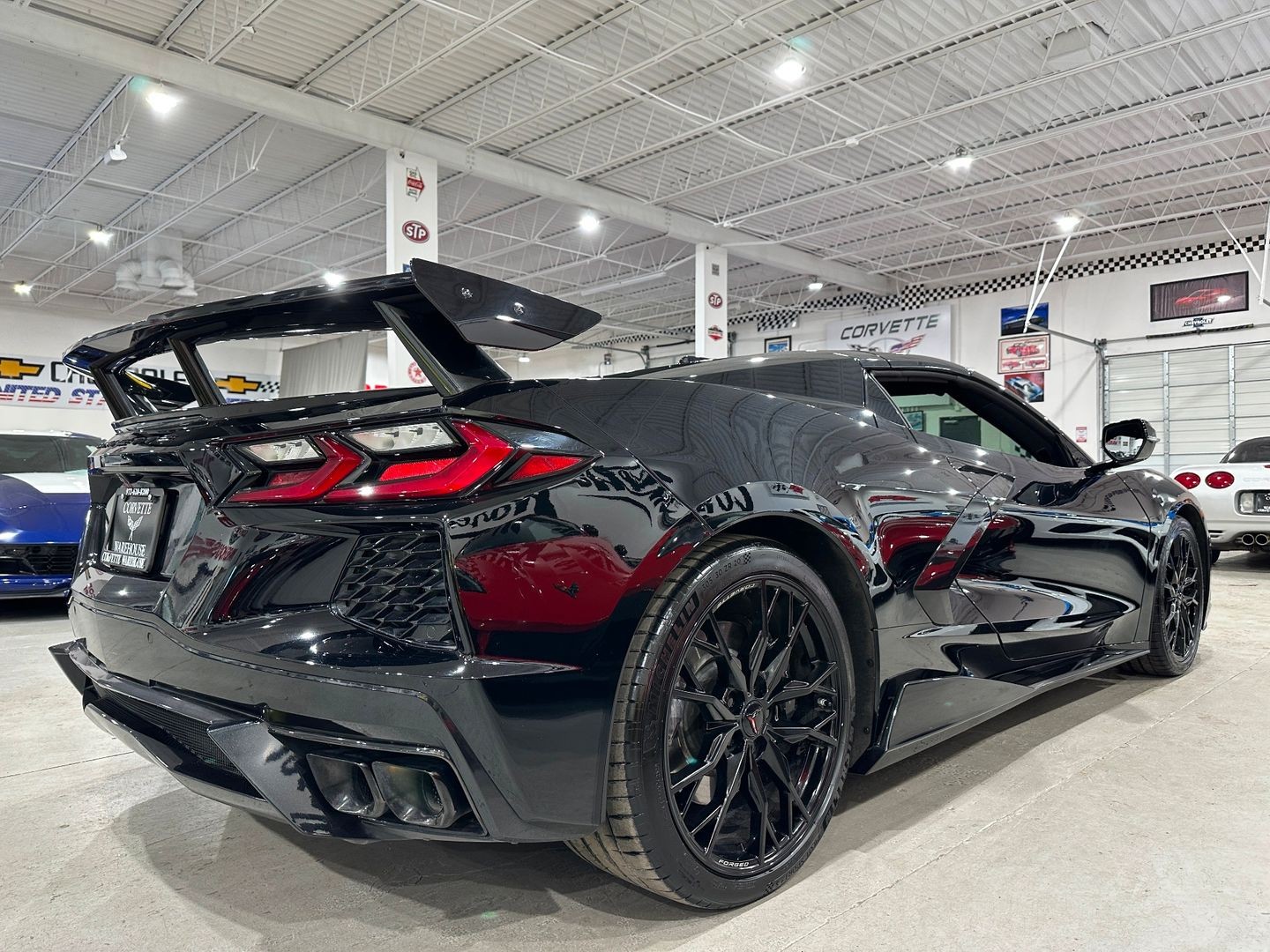 2023 [GBA] Black Chevrolet Corvette   | C8 Corvette Photo 7