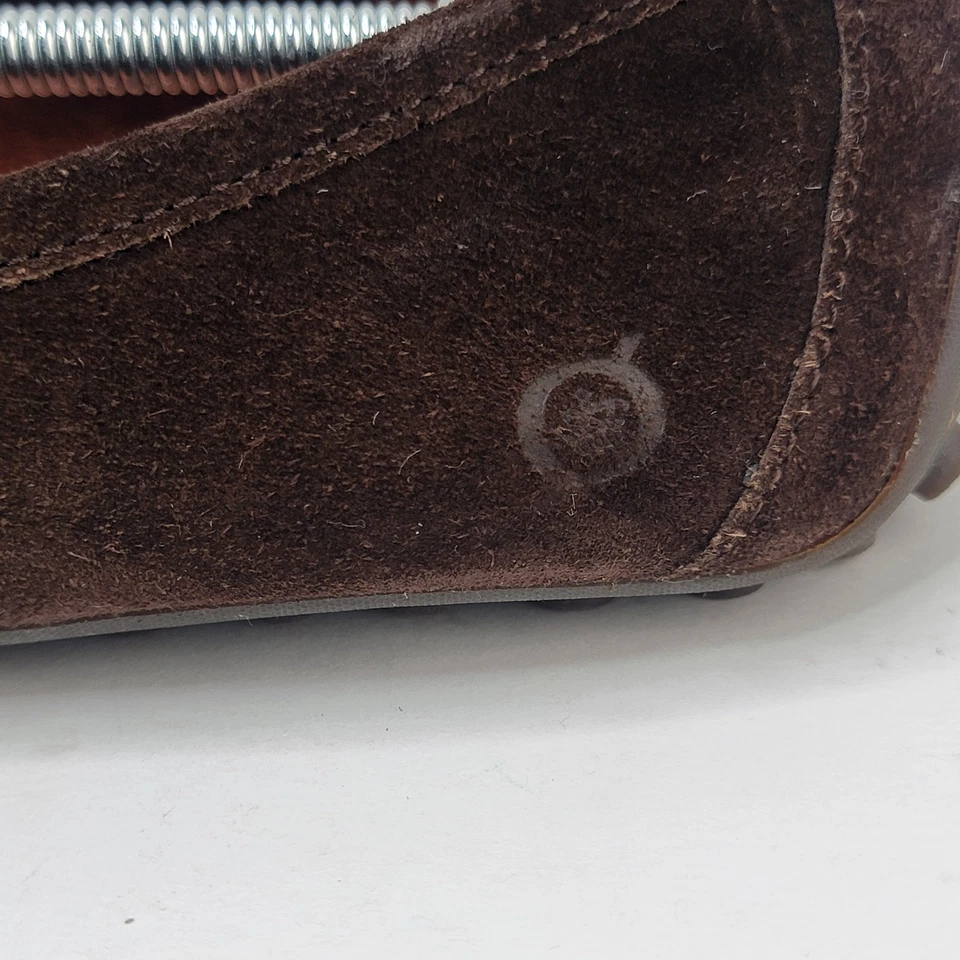 Born Kasa 11M Brown Suede Loafer Slip On Moccasins Rubber Sole Comfort Casual - Image 4 of 4