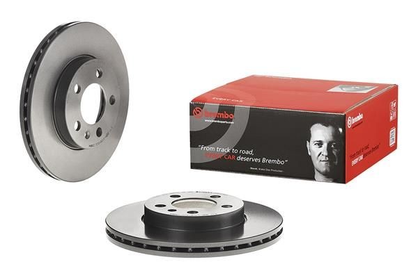 Disque de frein BREMBO 09.D570.11 pour Audi et VW - Pack de 2 pièces d'essieu arrière 300mm - 2