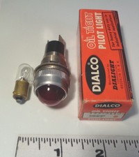 Vintage Nos Dialco Dialight Red Dot Pilot Indicator Light 612v24v 916 Hole Vintage Nos Dialco Dialight Red Dot Pilot Indicator Light 612v24v 916 Hole