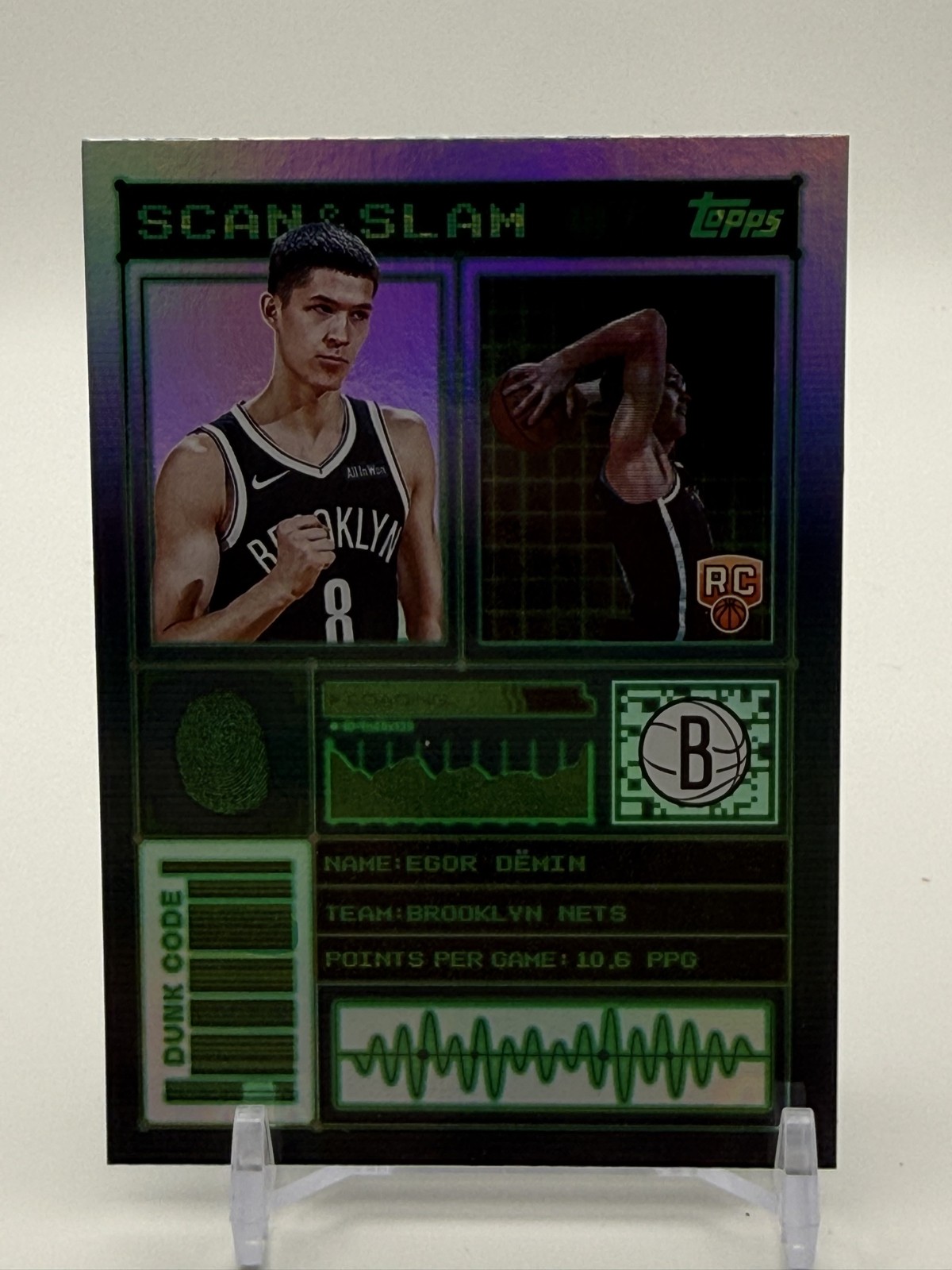 2025-26 Topps - Scan and Slam Egor Demin #SS-33 (RC)