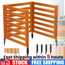 Air Conditioner Fence Panels,36"x36"x36" Outdoor Wood Privacy Screens w/4 Stakes