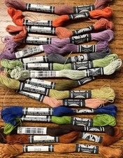 17 DMC Flower Thread Lot 10 of 17 Skeins 17 Different RANDOM Colors NEW