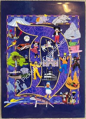 Disney WonderGround 2026 Love Of Disneyland By Kenny Yamada 5x7 Postcard