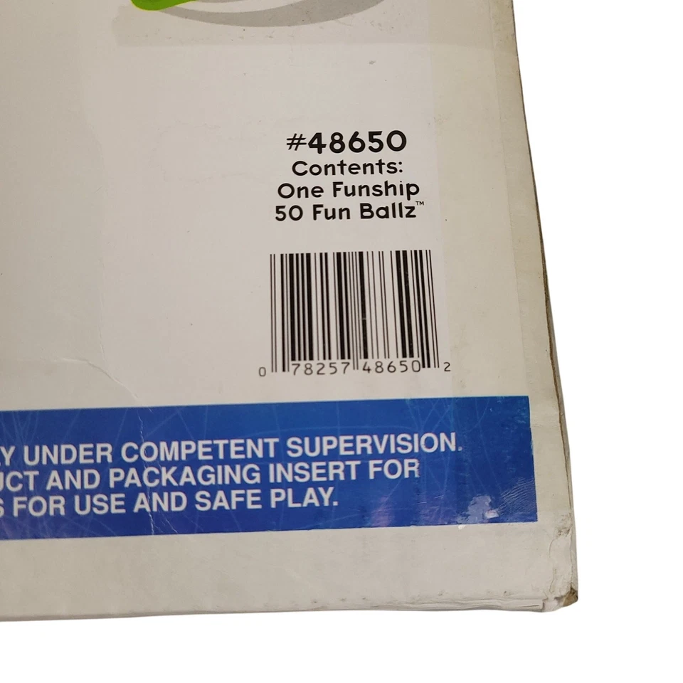 Vintage Y2K Intex Ball Toyz Funship Ball Pit #48650 SUPER RARE NEW Open Box NOS - Image 4 of 4