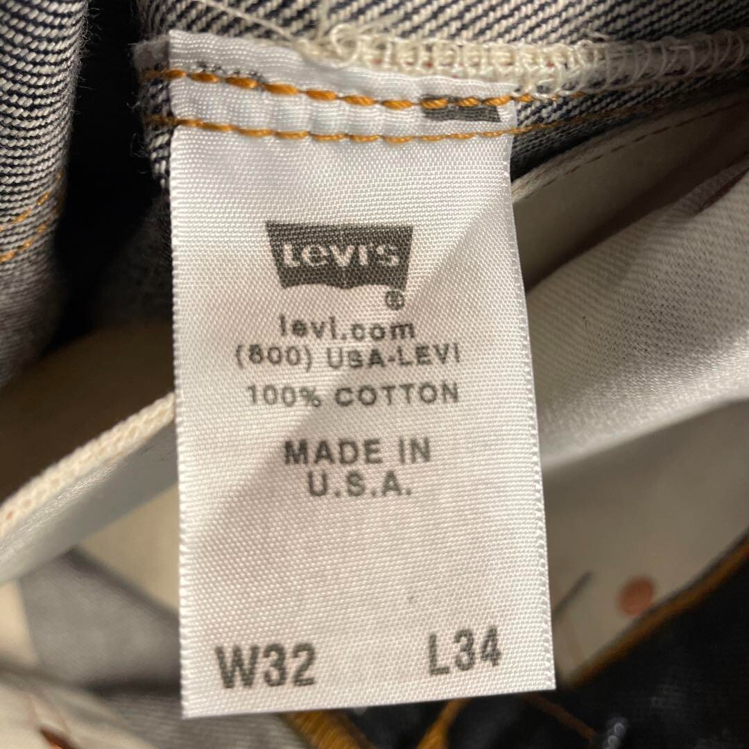 LEVI'S 501XX 47501-9124 Made in USA Cone Denim W32 Unused