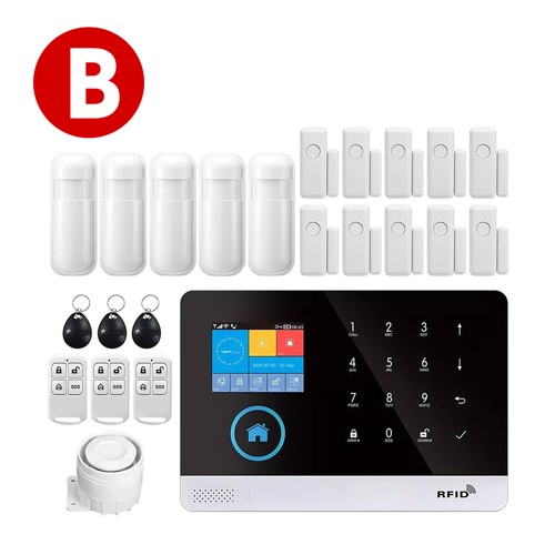 Sistema de alarma de seguridad para el hogar antirrobo inteligente inalámbrico control de aplicaciones GSM de 433 MHz - Imagen 13 de 26