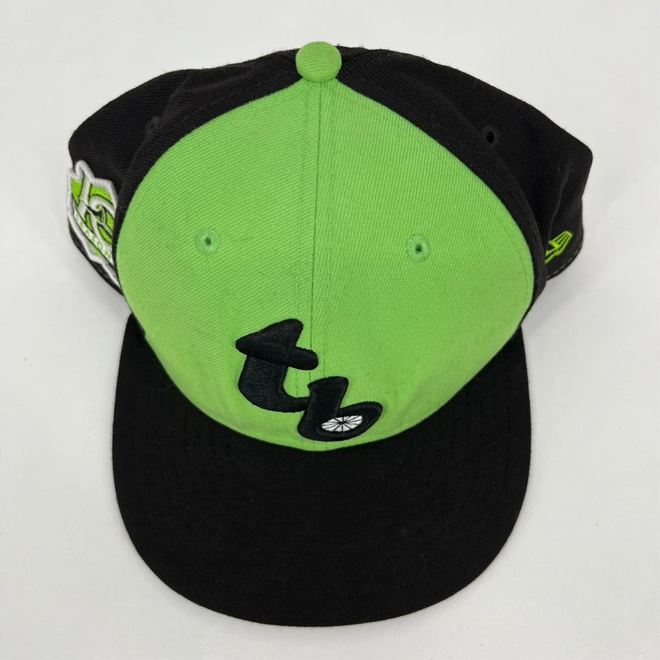 New Era Tampa Bay Rays Fitted Hat Men's Size 7 5/8 Green TB 10th Season Baseball - Image 2 of 4