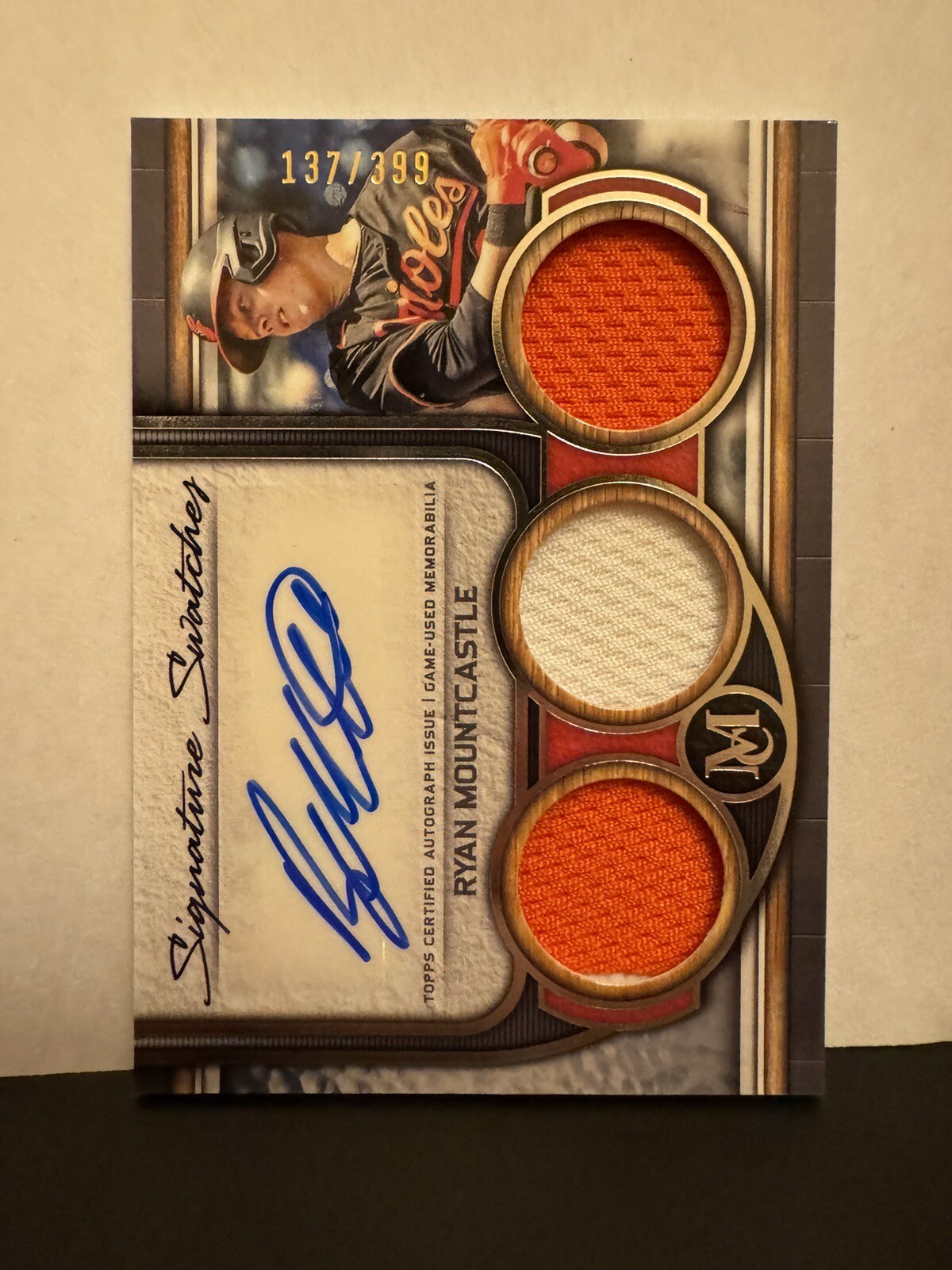2023 Topps Museum Signature Swatches Ryan Mountcastle /399 Orioles eBay