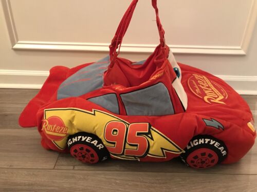 Disney Store Samochody dziecięce Błyskawica McQueen Pluszowy kostium Halloween Rozmiar 3-6 lat - Zdjęcie 1 z 13