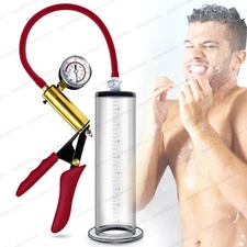 Vacuum Penis Pump for Male ED Enhancement Erectile Enlargement Penis Enlarger BG