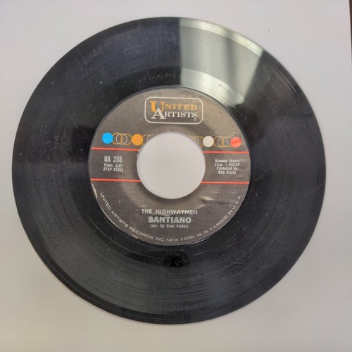 45 Record The Highwaymen Santiano/Michael VG - Picture 1 of 2