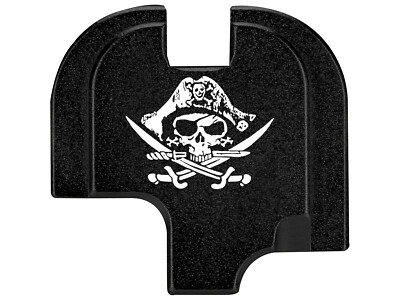for Springfield Echelon Slide Cover Back Plate Aluminum Engraved Skulls