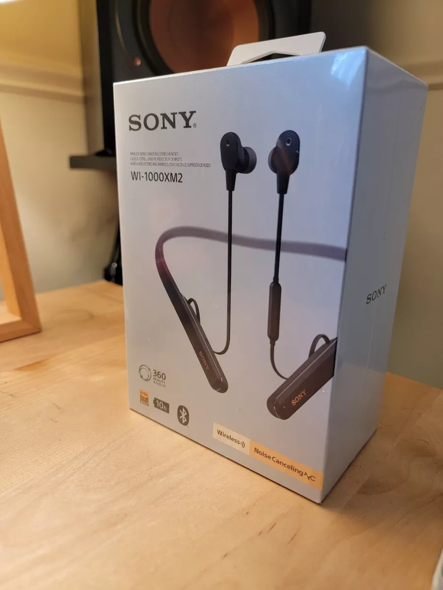 Brand New Sony WI-1000XM2 In-Ear Headphones - Black