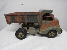 Vintage 1950's Smith-Miller Calif. Smitty Toys Dump Truck w/ Tilt Bed