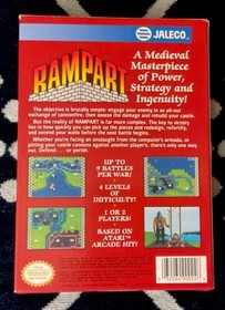 Rampart NES MINT CIB Nintendo Entertainment System Video Game AFA/CGC READY!!