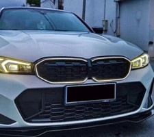 AEROCARBONUK - BMW 3 SERIES G20 LCI 2023+ LED HONEYCOMB GRILLE GLOSS BLACK
