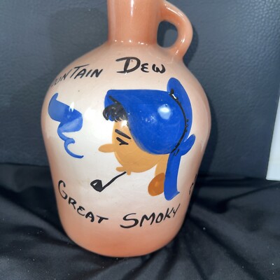 Vintage Whiskey Jug Mountain Dew Great Smoky Mts.