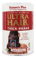 Nature's Plus - Ultra Hair Thick Shake French Vanilla - 1 Lb. on sale Nature's Plus - Ultra Hair Thick Shake French Vanilla - 1 Lb. on sale