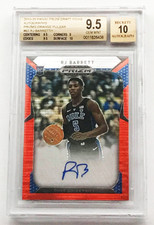 RJ BARRETT 2019 NBA Prizm DRAFT PICKS ORANGE PULSAR PRIZM AUTO 1OF1 1/1 BGS 9.5