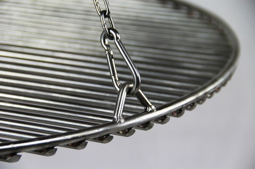 Edelstahl Kettensatz + Seilwirbel für Grillrost 70-80 cm, V4A-Qualität !!! - Bild 7 von 9