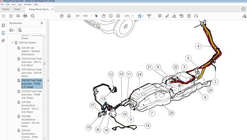 Range Rover Sport L320 2005 - 2013 Workshop Service Repair Manual - DOWNLOAD - Picture 8 of 9