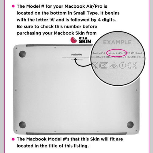 Skin Decal Wrap für Macbook Air 13 Zoll 13" - lila Paisley - Bild 5 von 5