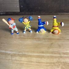 VINTAGE 1984 CABBAGE PATCH KIDS PVC GROUP OF 4 A SHORTED