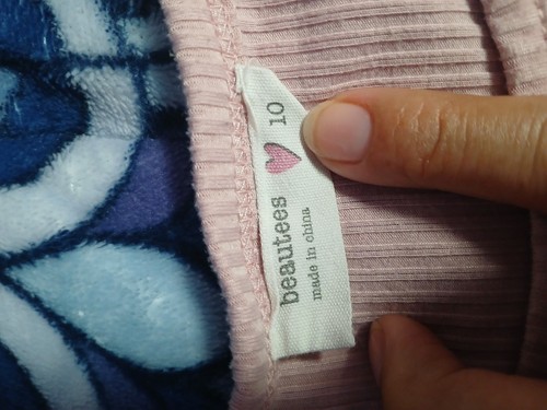 Beautees Girls Size 10 Shirt Pink - Picture 6 of 6