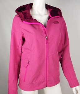 pink north face coat