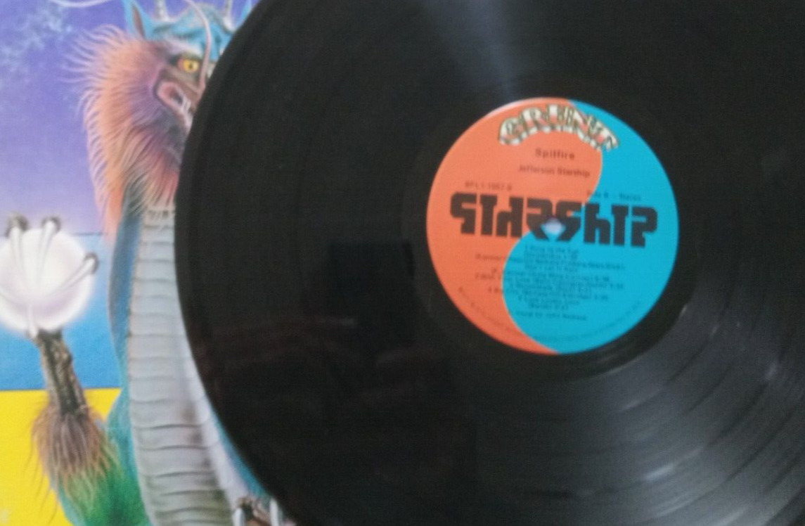 Spitfire Jefferson Starship USED VINYL LP 33RPM RECORDS