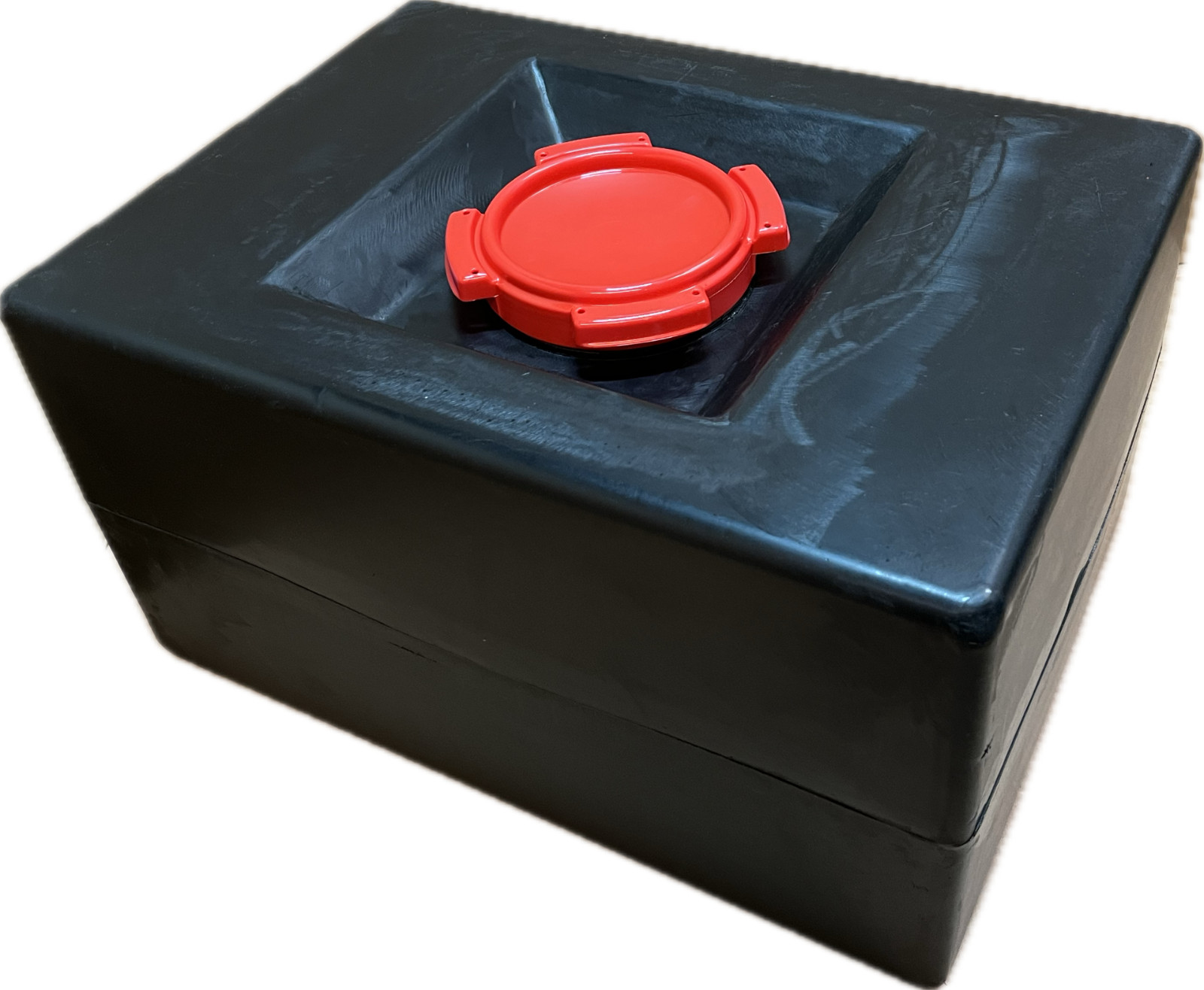 Tanque de agua 68 litros autocaravana cámper fresca o residual con escotilla roja