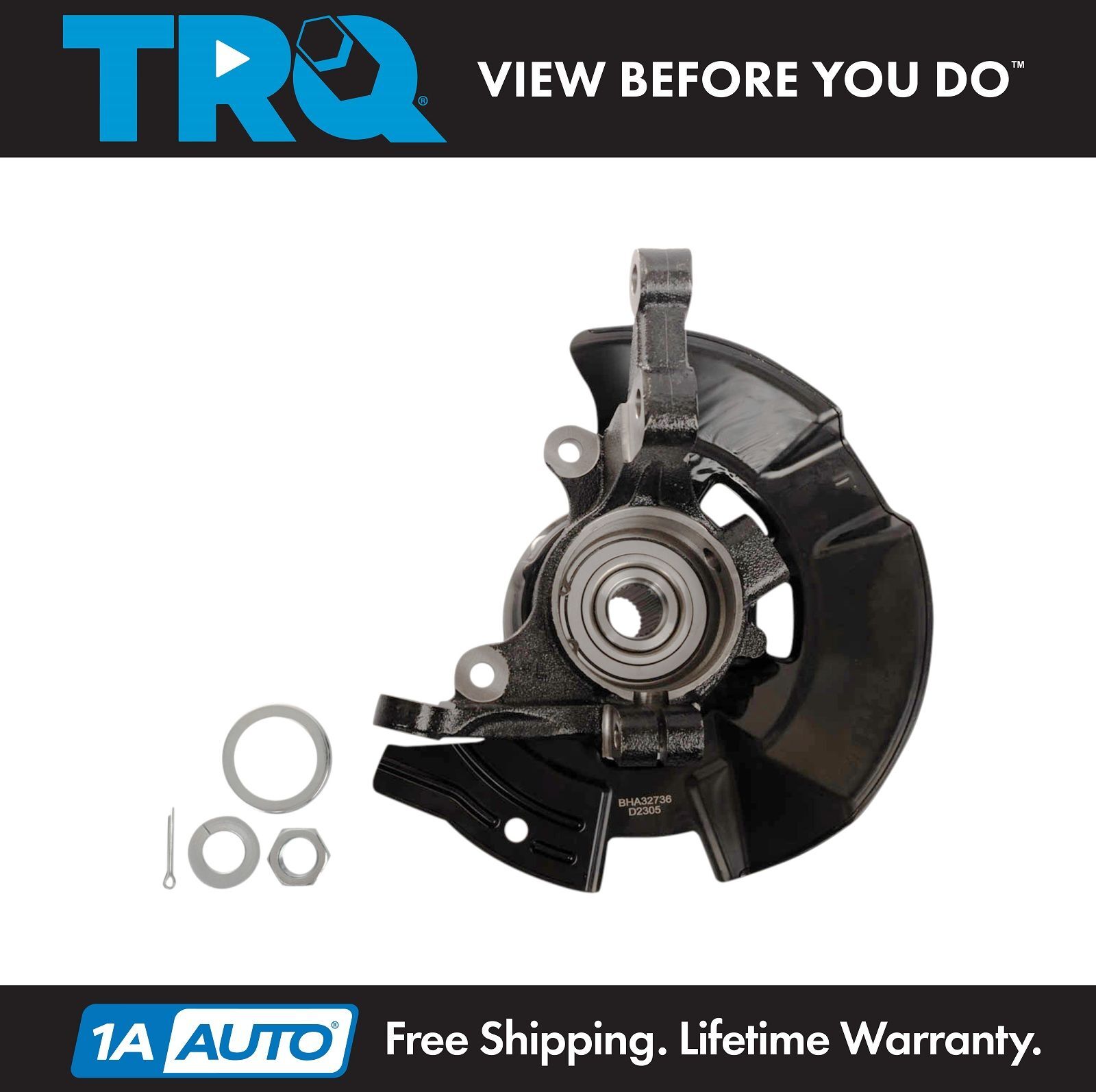 2 PCS Front Steering Knuckles Wheel Bearing Hub Assembly Fit For Hon