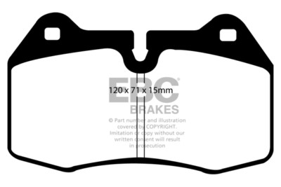 EBC Bluestuff Front Pads for Honda Civic 2.0 Type-R Japan FD2 225HP 07 > 12
