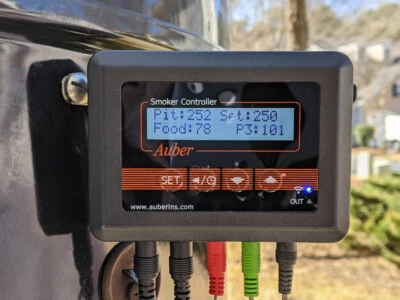 AUBER INSTRUMENTS WIFI BBQ Smoker Temp Controller for Weber Smokey Mountain/Akorn 3-Probe, 2nd Gen
