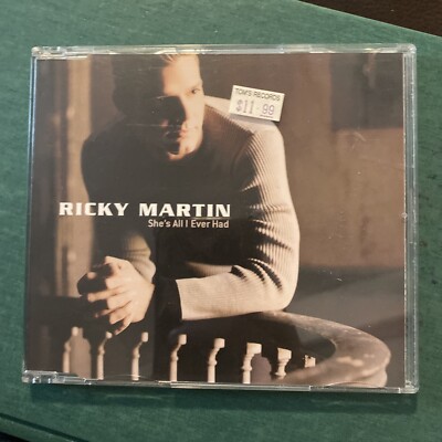 DD CD Ricky Martin - She's All I Ever Had (4 Track EP) VERY GOOD PROMO