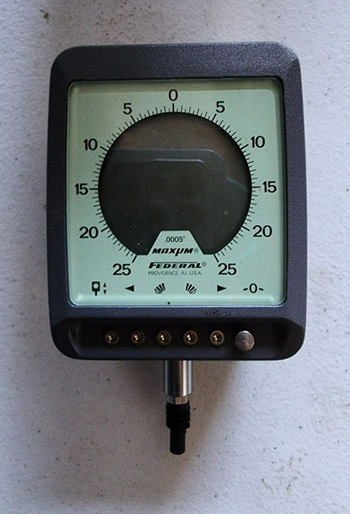 Federal Maxum DEI-12111-D Digital Dial Indicator 0.0005