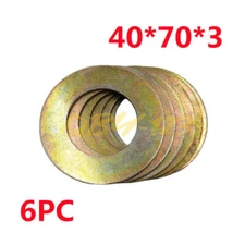 6pc Bucket Pin Shim Kit 40x70x3mm For Caterpillar CASE, IH Excavator