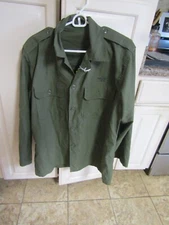 GENUINE MILITARY ISSUE FOREIGN NAVY SHIRT ABOUT SIZE LARGE