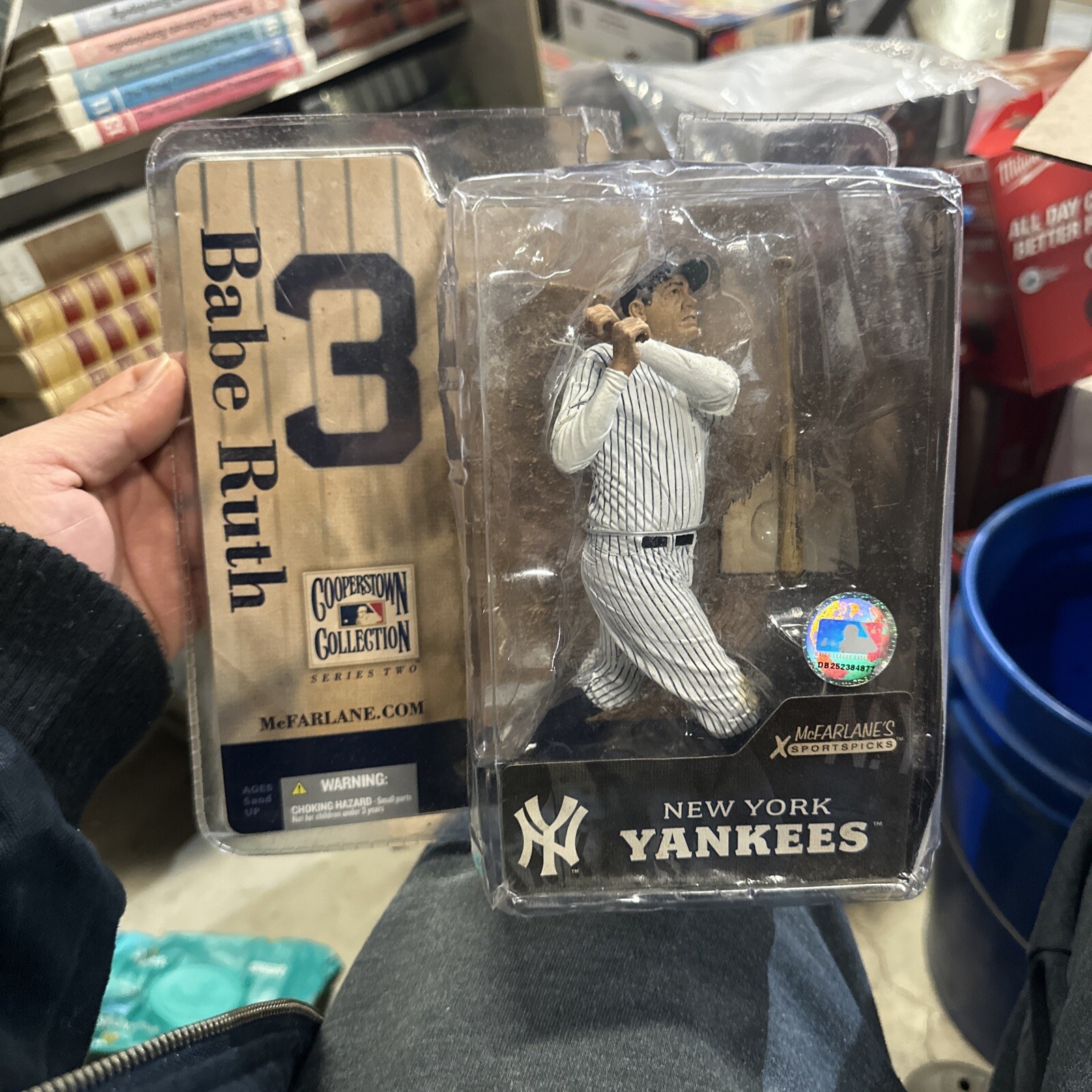 McFarlane Cooperstown Collection Series 2 Babe Ruth New York Yankees ...