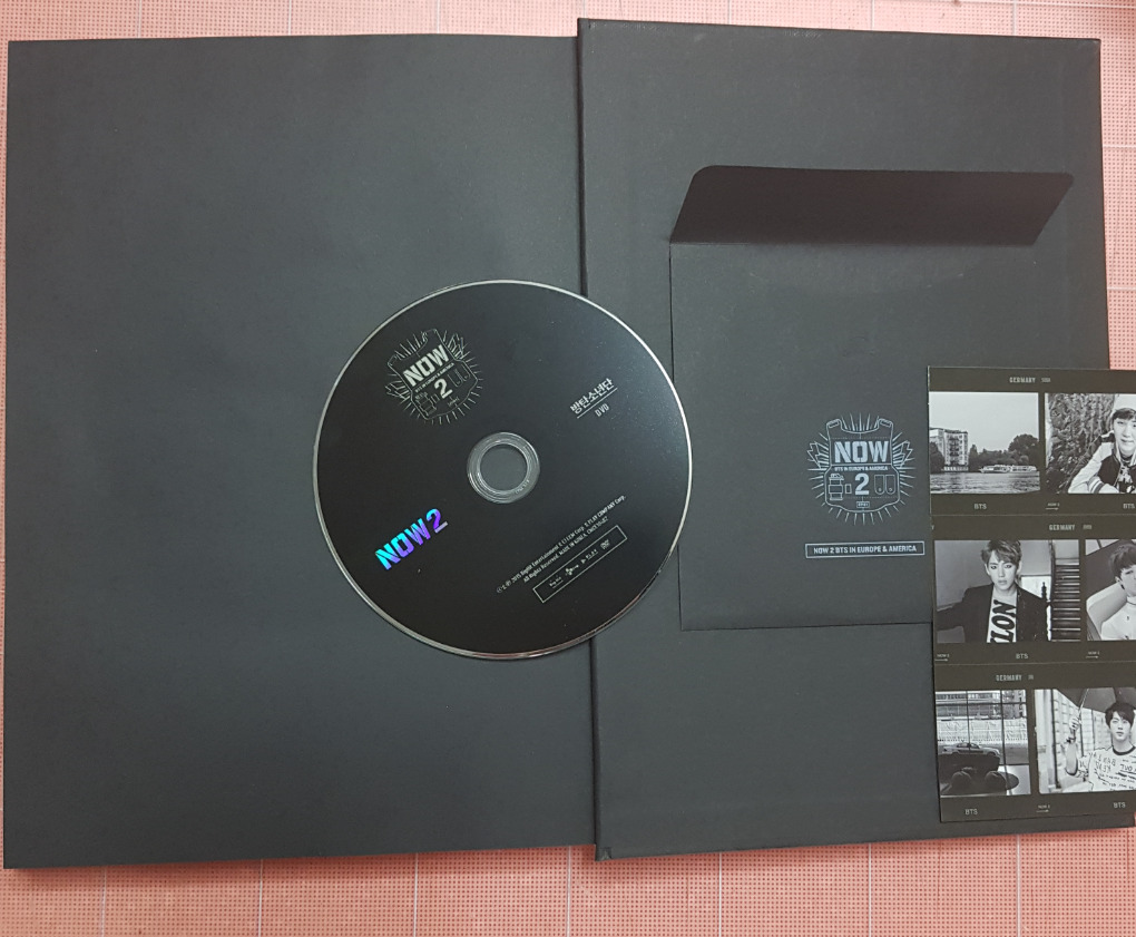 BTS Now 2 Photobook DVD + Bookmark Photo Frame Stand Full Set