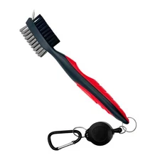 Detect-Ed Metal Detecting Finds Cleaning Brush with Carabiner and Lanyard