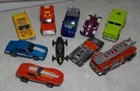 VINTAGE TO NOW  LOT OF 10 DIECAST & PLASTIC HOTWHEEL CARS 1975 TO 2000S