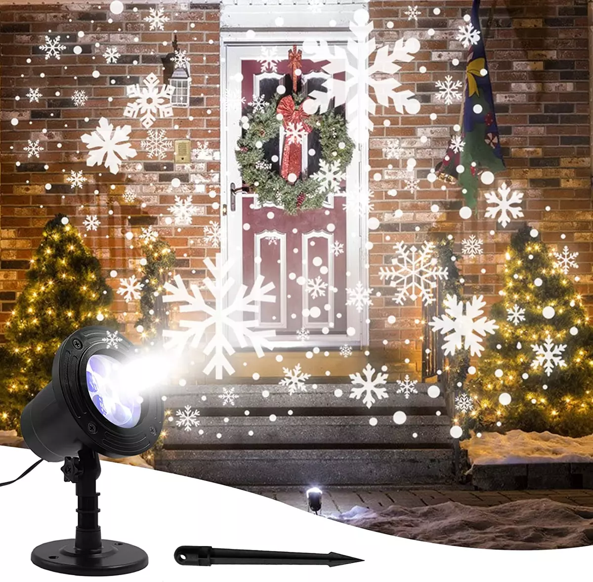 Christmas projector shop lights outdoor