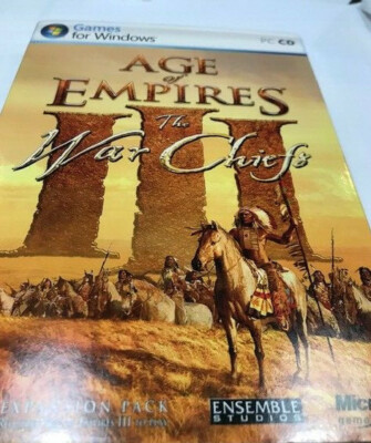 Age of Empires III The WarChiefs PC CD NEW!