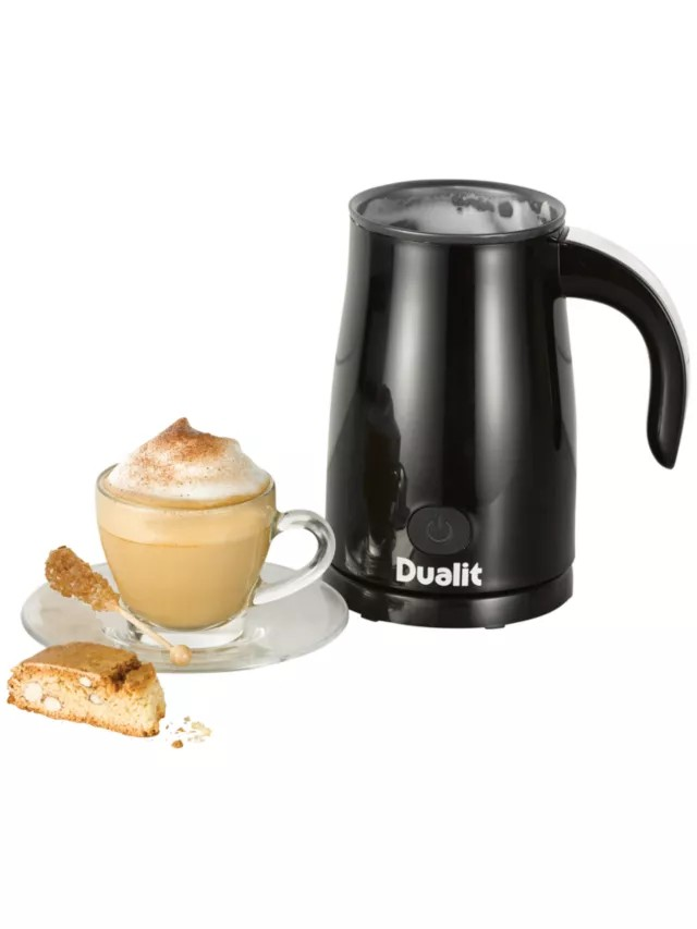 Dualit Milk Frother, Black. Milky lattes, cappuccino, hot chocolate eBay