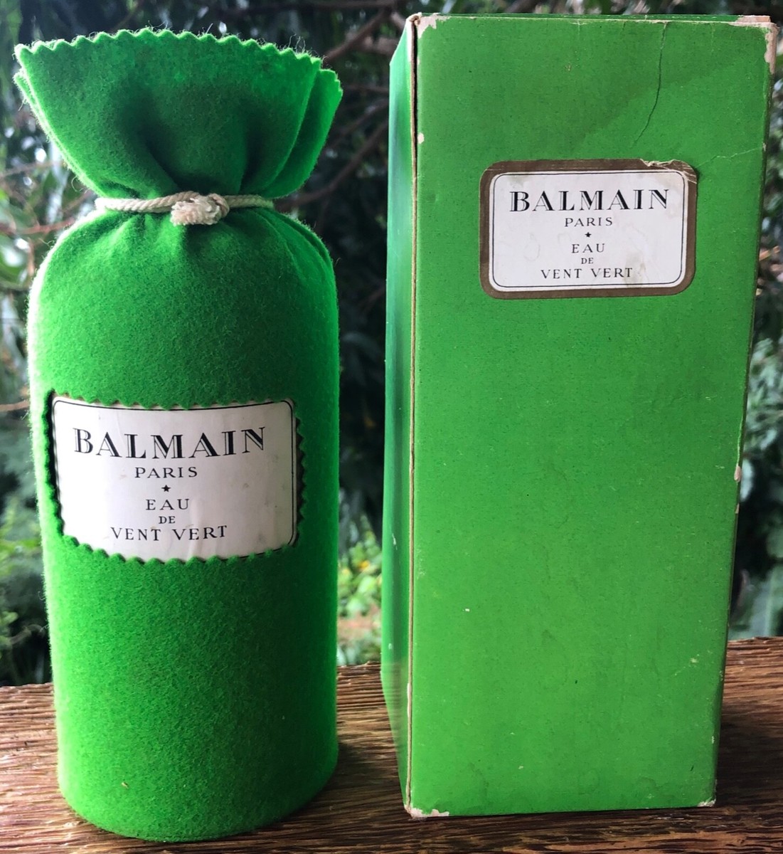 Original Pierre Balmain 85-degree Eau de Vent Vert (1947), 30oz