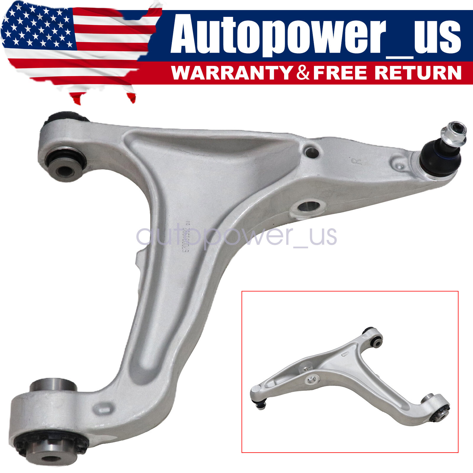 670213729 Right Front Lower Control Arm for Maserati Levante 3.0L 3.8L 2017-2022