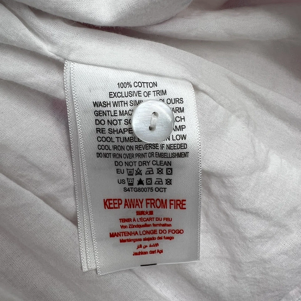 Vestido con parche de calabaza estampado de flamenco entallado y cuello acampanado talla 2 Foto 4 de 4