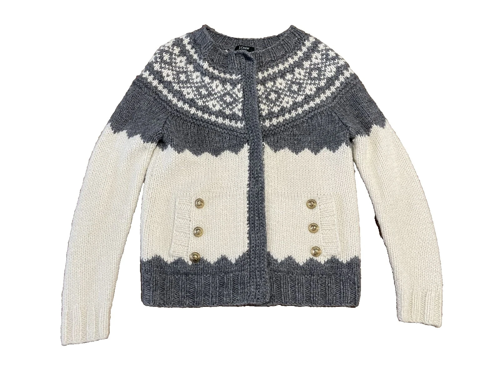 J.CREW Cardigan Geometric Sweaters for Women
